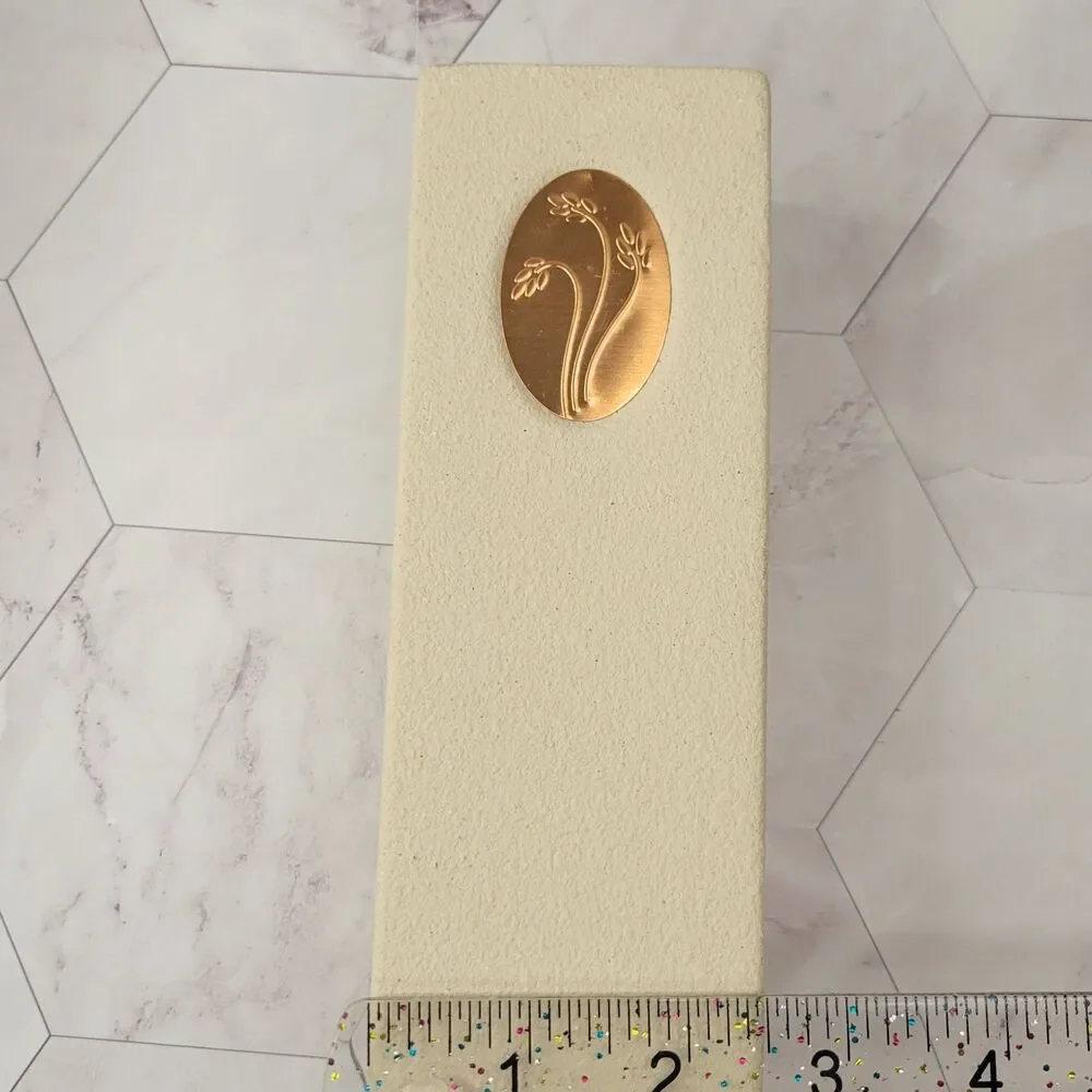 PartyLite Sandstone votive candle holder ivory set of 2 - Picture 9 of 11